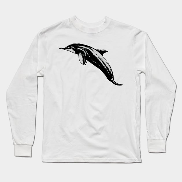 Dolphin Long Sleeve T-Shirt by aaallsmiles